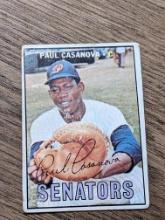 1967 Topps #115 Paul Casanova Washington Senators Vintage Baseball Card