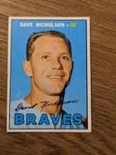 1967 Topps #113 Dave Nicholson Atlanta Braves Vintage Baseball Card