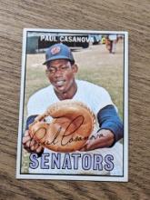 1967 Topps #115 Paul Casanova Washington Senators Vintage Baseball Card