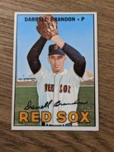 1967 Topps #117b Darrell Brandon Boston Red Sox MLB Vintage Baseball Card