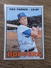 #218 Vintage 1967 Topps Wes Parker Los Angeles Dodgers Vintage Baseball Card