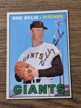 1967 Topps #252 Bob Bolin San Francisco Giants Vintage Baseball Card