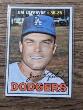 Jim Lefebvre 1967 Topps Baseball Card #260 Los Angeles Dodgers