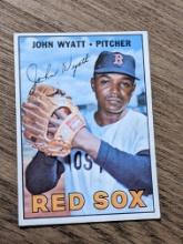 1967 Topps 261 John Wyatt Boston Red Sox Vintage Baseball Card