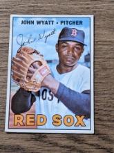 Vintage 1967 Topps 261 John Wyatt Boston Red Sox Vintage Baseball Card