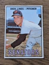 1967 Topps #273 Dick Lines RC Rookie Washington Senators MLB Vintage Baseball
