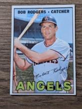 Vintage 1967 Topps Baseball #281 Bob Rodgers Vintage California Angels Baseball Card