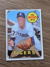 1969 Topps #344 Tom Matchick Detroit Tigers Vintage Baseball