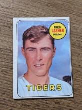 1969 Topps #373 Fred Lasher Detroit Tigers Vintage Baseball