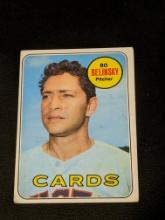 1969 Topps Bo Belinsky #366 St. Louis Cardinals Vintage MLB Baseball Card