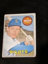 1969 Topps #482 Jim Gosger Seattle Pilots Vintage Baseball Card