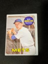 Vintage 1969 Topps #456 Bud Harrelson Vintage Baseball Card MLB New York Mets Shortstop