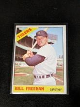BILL FREEHAN 1966 TOPPS VINTAGE BASEBALL CARD #145 TIGERS