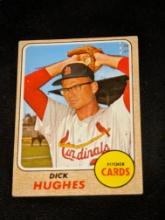 1968 Topps Dick Hughes # 253 St. Louis Cardinals MLB VINTAGE BASEBALL CARD