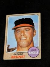 1968 Topps Baseball #347 George Brunet