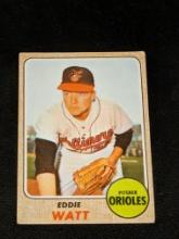 1968 Topps Baseball #186 Eddie Watt