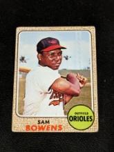 1968 Topps Baseball #82 Sam Bowens