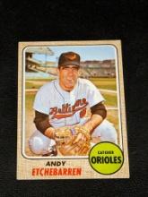 1968 Topps Baseball#204 Andy Etchebarren Baltimore Orioles