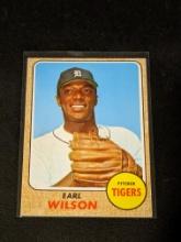 VINTAGE 1968 Topps - EARL WILSON # 160 - Tigers