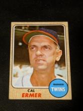 1968 Topps Baseball #206 Cal Ermer