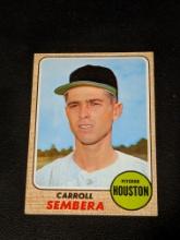 1968 Topps #207 Carroll Sembera Houston Astros Vintage