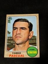 1968 Topps #395 Camilo Pascual Washington Senators Vintage Baseball Card