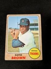 Gates Brown 1968 Topps #583 Vintage MLB