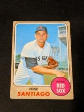 1968 Topps Baseball #123 Jose Santiago