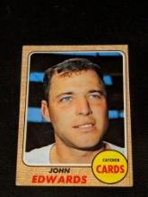 JOHN EDWARDS 1968 VINTAGE Topps #558 Catcher St. Louis Cardinals