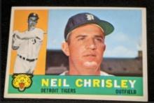 1960 Topps Baseball #273 Neil Chrisley Detroit Tigers Vintage