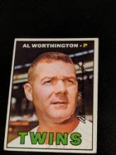 1967 Topps Al Worthington #399 - Minnesota Twins - Vintage