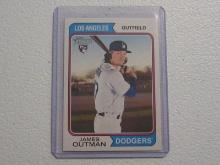 2023 TOPPS HERITAGE JAMES OUTMAN RC DODGERS