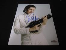 Carrie Fisher Signed 8x10 Photo Heritage COA