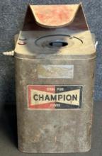 Early 1940s Champion Wall Mounted Spark Plug Cleaner