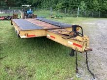 1980 SHOALS AMERICAN DECK OVER EQUIPMENT TRAILER