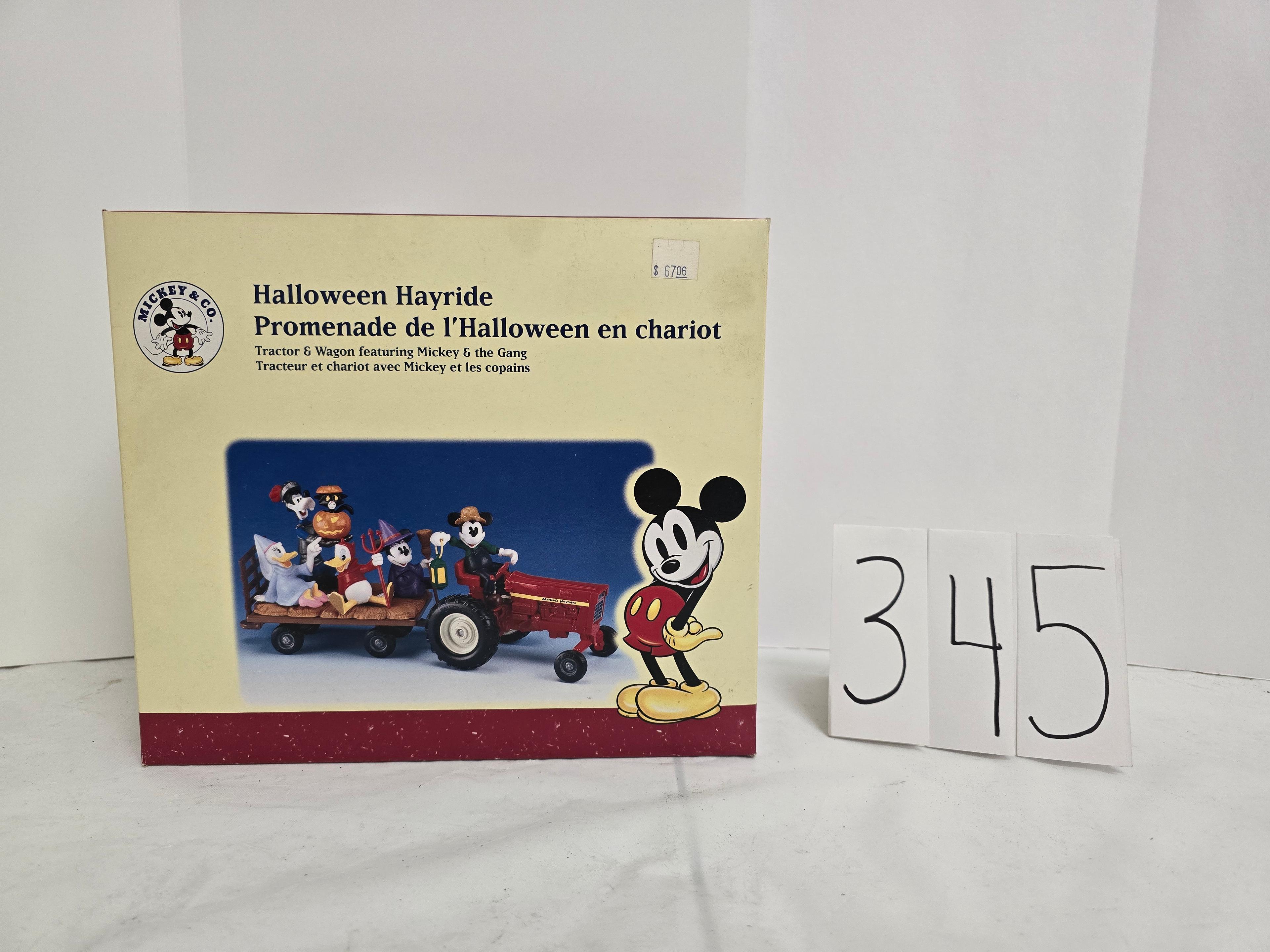 Ertl with Disney#19298 Mickey & Co. Halloween hayride featring IH tractor