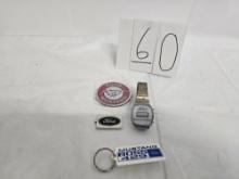 Ford Digital Watch And Plastic Mustang Boss 429 Key Chain And Ford Key Chain And Hobby Lobby Ford Mu