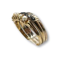 Trio of Stackable 14K Gold Rings