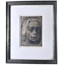 Kathe Kollwitz Self Portrait Restrike