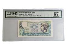 1976 500 Lire Italy - PMG