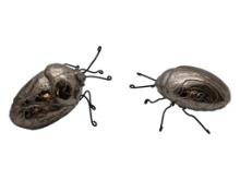 Silver tone Beetles