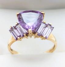 Amethyst Ladies Ring - size - grams