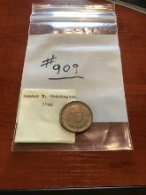 1946 Half Dollar Commemorative Coin-Booker T. Washington, 90% Silver