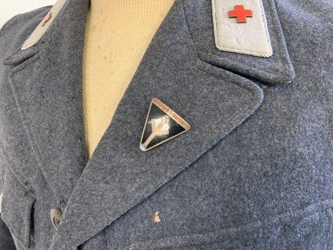 WWII GERMAN RARE FEMALE RED CROSS MEDIC UNIFORM TUNIC WITH ARMBAND