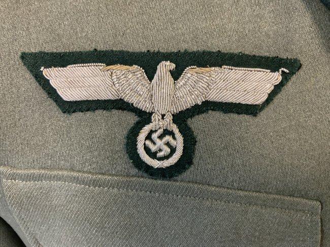 WWII GERMAN ARMY MEDICAL OFFICER NAMED DOCTOR UNIFORM TUNIC