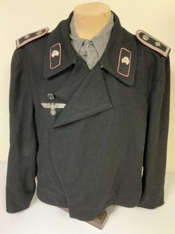 WWII GERMAN ARMY PANZER NCO OFFICER UNIFORM WRAP JACKET