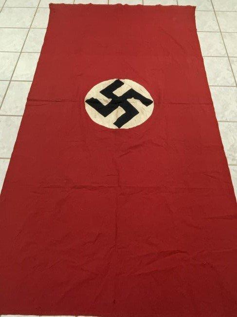 WWII GERMANY THIRD REICH  NSDAP BUILDING FLAG BANNER