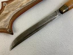 VINTAGE FINNISH PUUKO KNIFE WITH SHEET