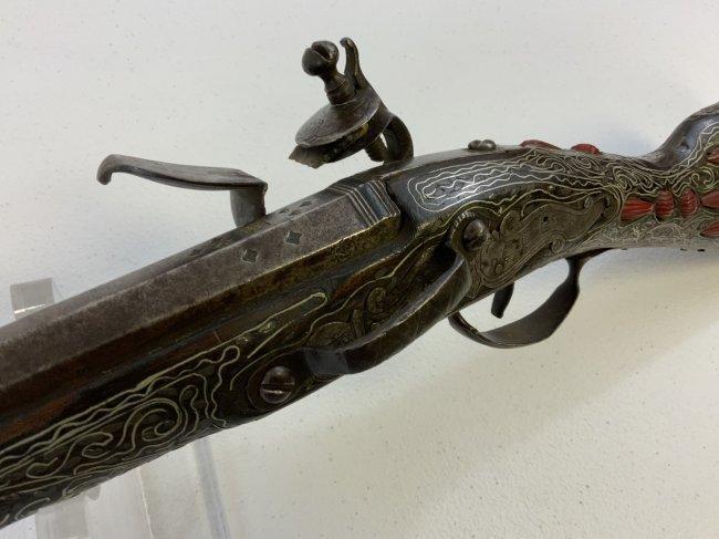 BEAUTIFUL IMPORTANT OTTOMAN MADE FLINTLOCK GUN WITH IMPERIAL RUSSIAN EAGLE