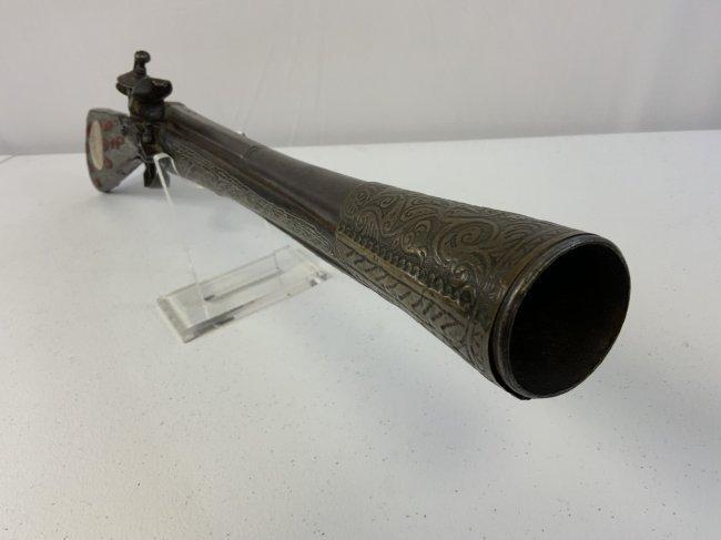 BEAUTIFUL IMPORTANT OTTOMAN MADE FLINTLOCK GUN WITH IMPERIAL RUSSIAN EAGLE